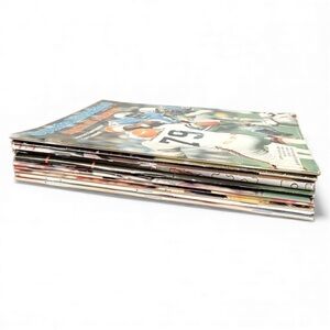 Rare 1978-1989 Lot Of 10 Sports Illustrated College Football Magazine Memorabili